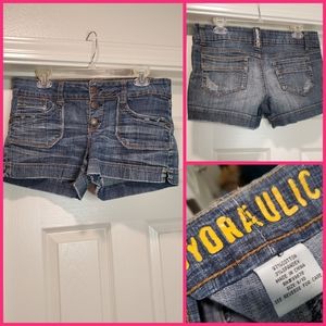 Hydraulic Jean Shorts